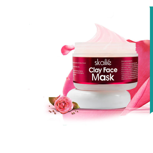 Skallie Clay Face Rose  Clean Skin Repair Mask - ROUTINE FASHION
